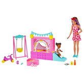 Barbie Skipper Babysitters Inc Bounce House Playset HHB67 - Colorland Toys
